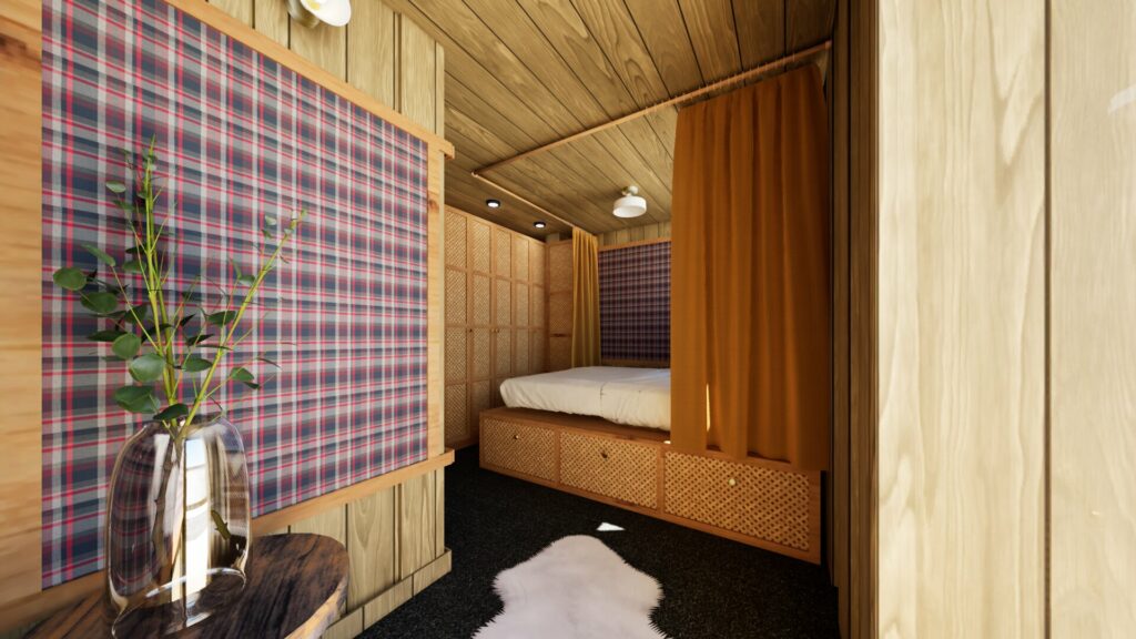 Chambre Méribel – Vert Kaki