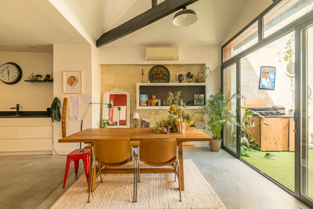 Espace de vie appartement Borie Bordeaux – Vert Kaki