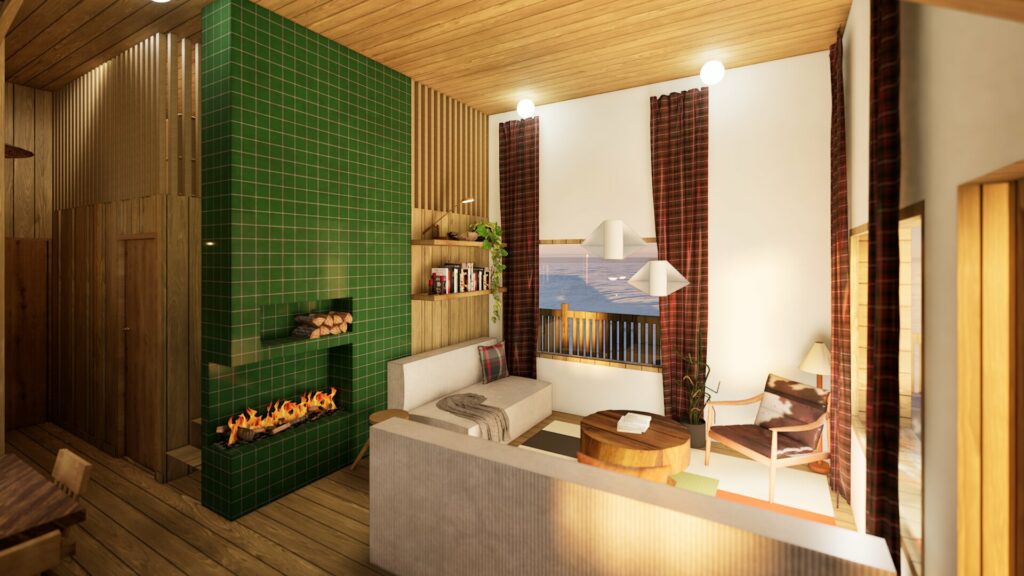 Espace salon Méribel – Vert Kaki
